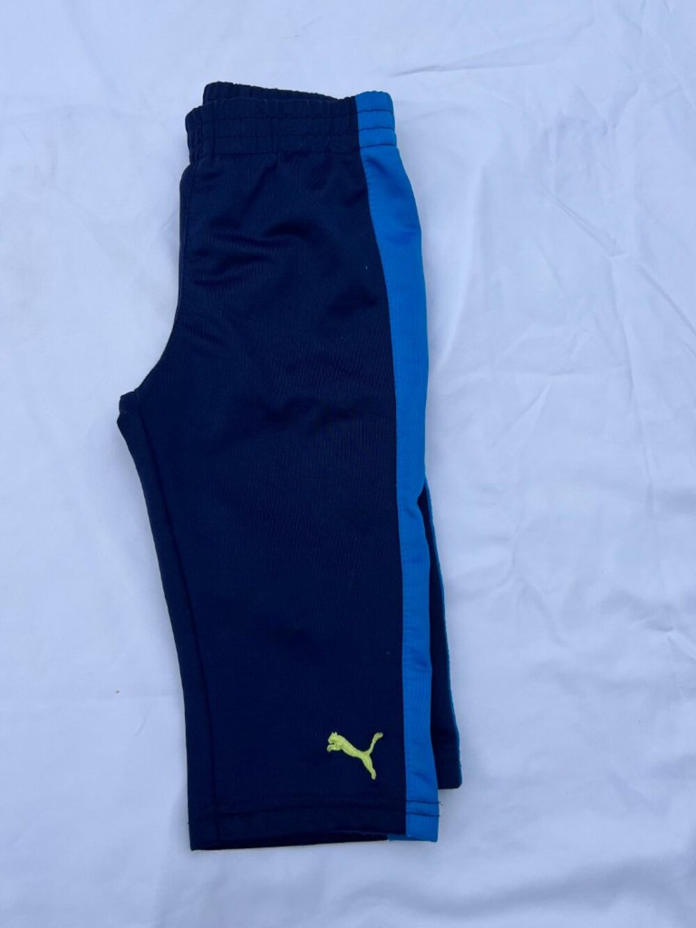 Baby Boys 12M Puma Athletic Pants — Navy/Blue Stripe — EUC